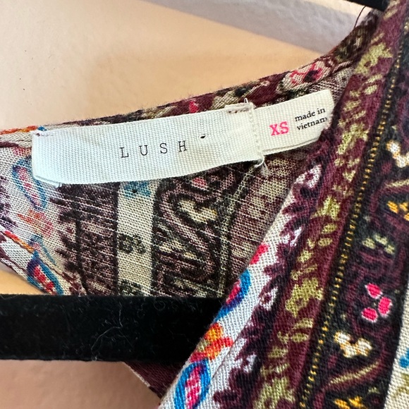 Nordstrom: Lush Printed Dress with Open Back - Picture 4 of 4